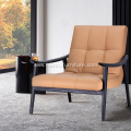 Solid wood with black color leisrue chair